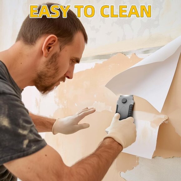 Ergonomic Handle, Scraper for Cleaning Glass Stove Top, Windows, Razor 1 Pack - Picture 2 of 12